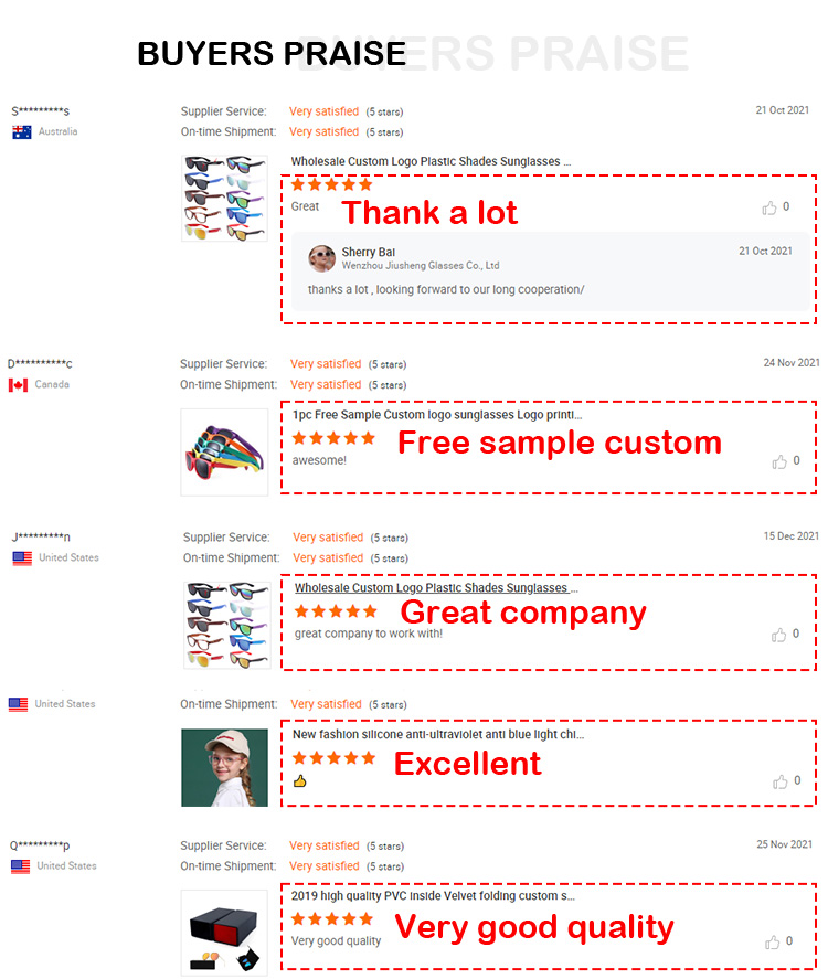 Buyer Praise Feedback
