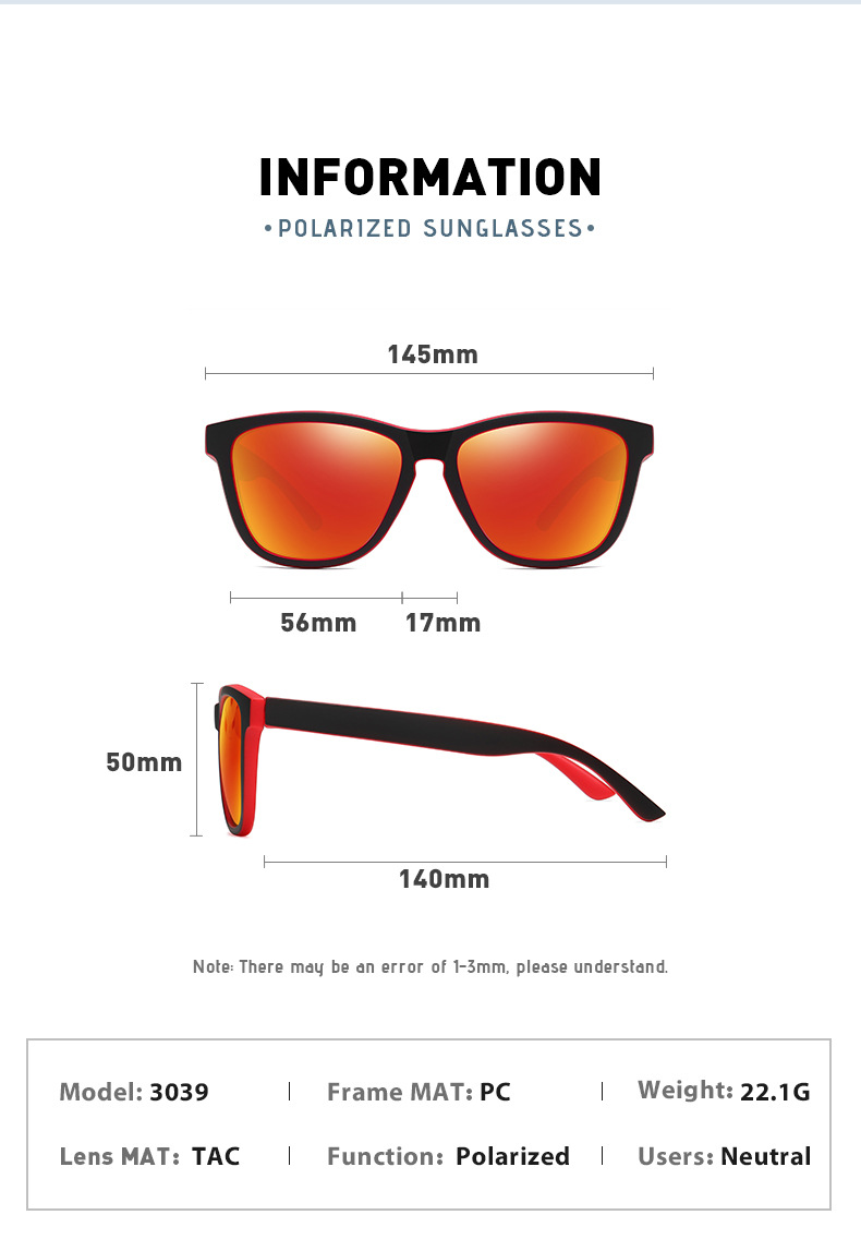 Ergonomic Sport Sunglasses