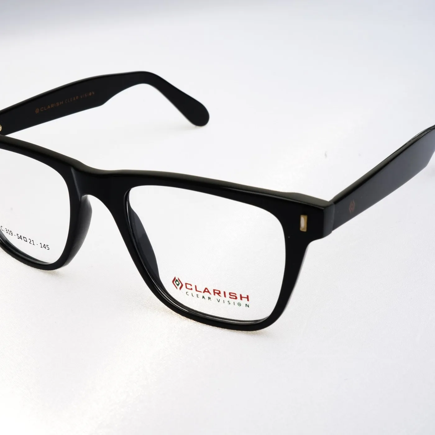 Clarish C.319 oversized square architectural designer optical frame