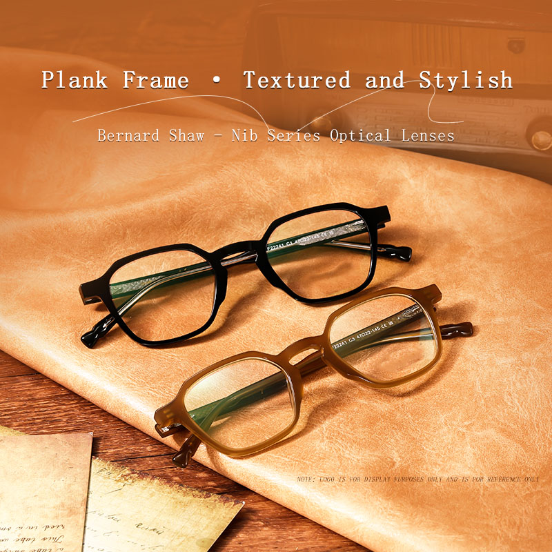 Acetate Classic Square Anti-Blue Light Glasses Blue Light Blocking Eyeglasses F22241 Optical Frame Fashion Glasses Men