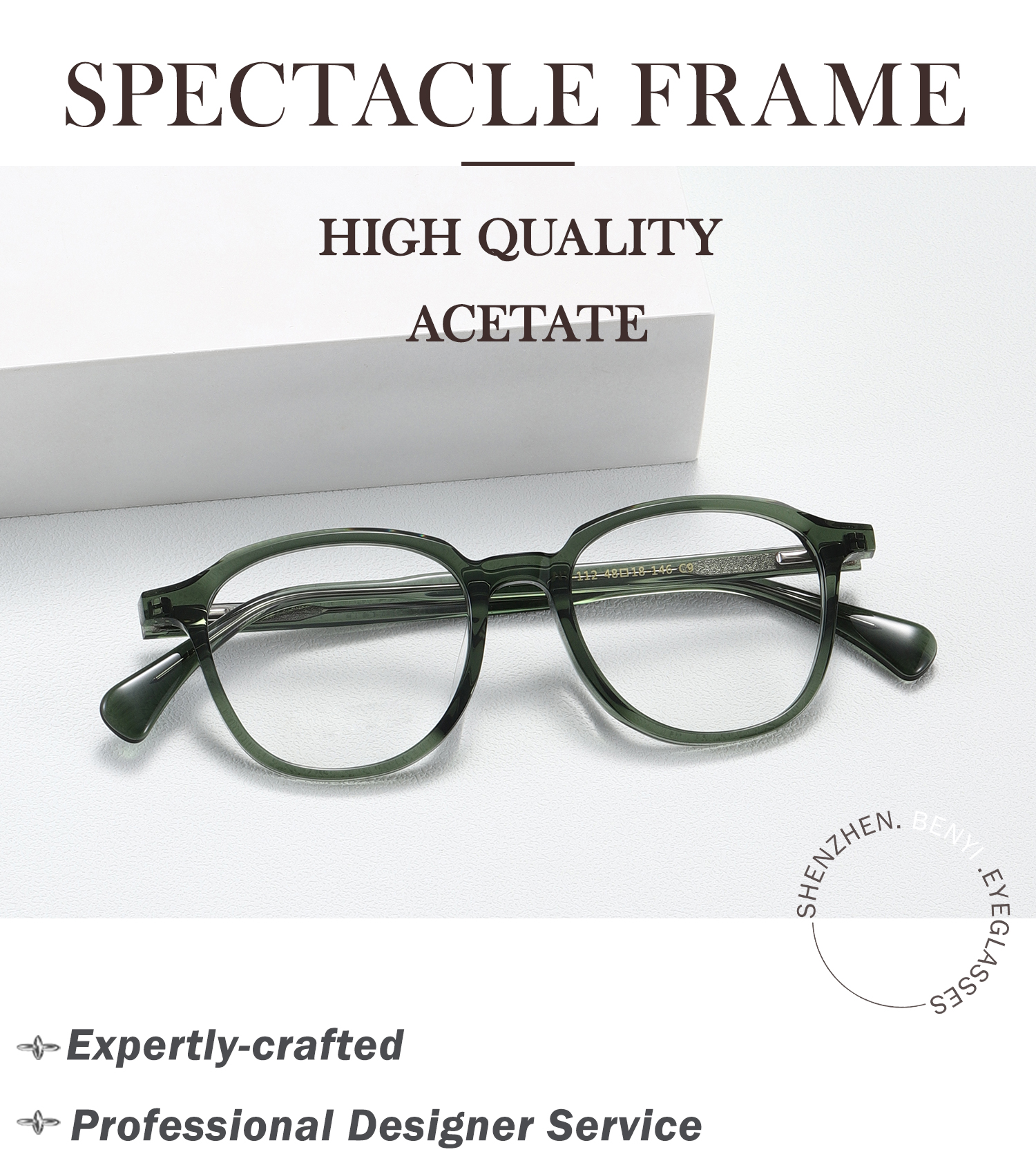 Eyewear product showcase