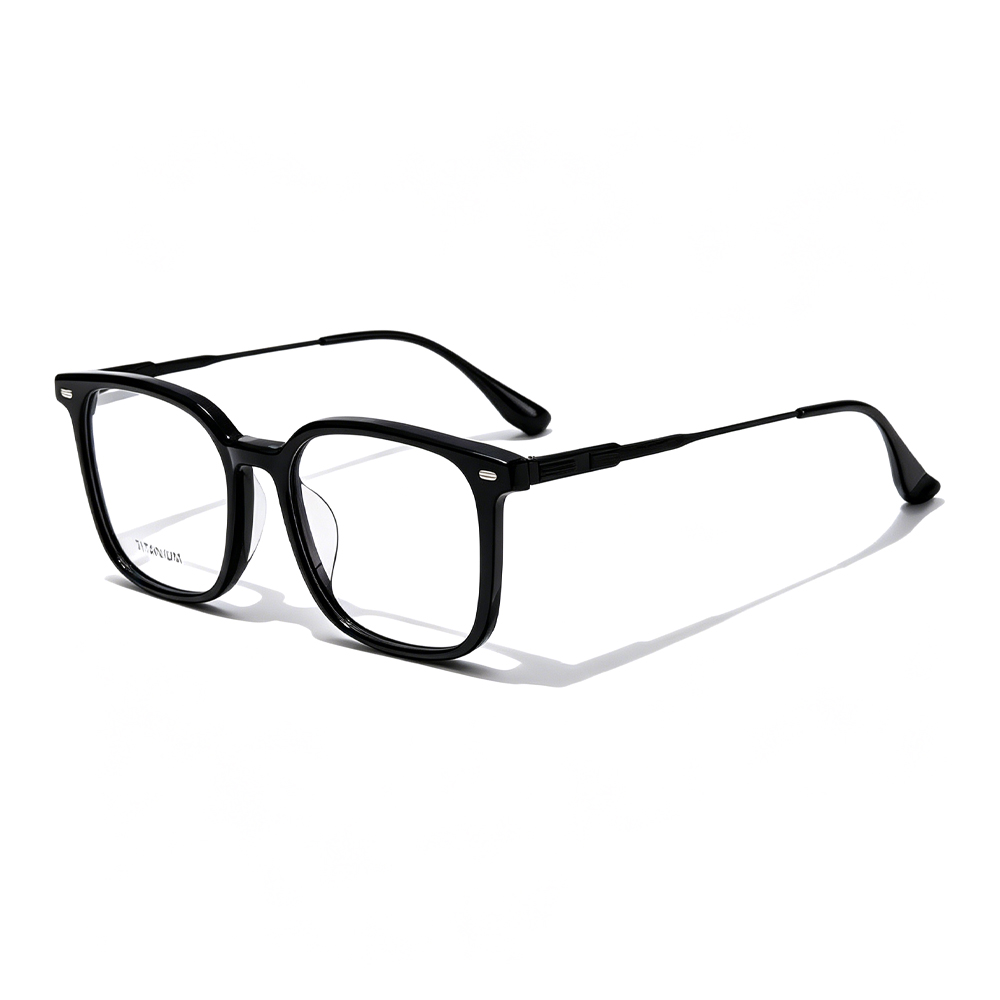 Wholesale Optical Eyeglasses Frame Glasses Metal and Acetate Combination With Metal Quality Hinge Optical Frames