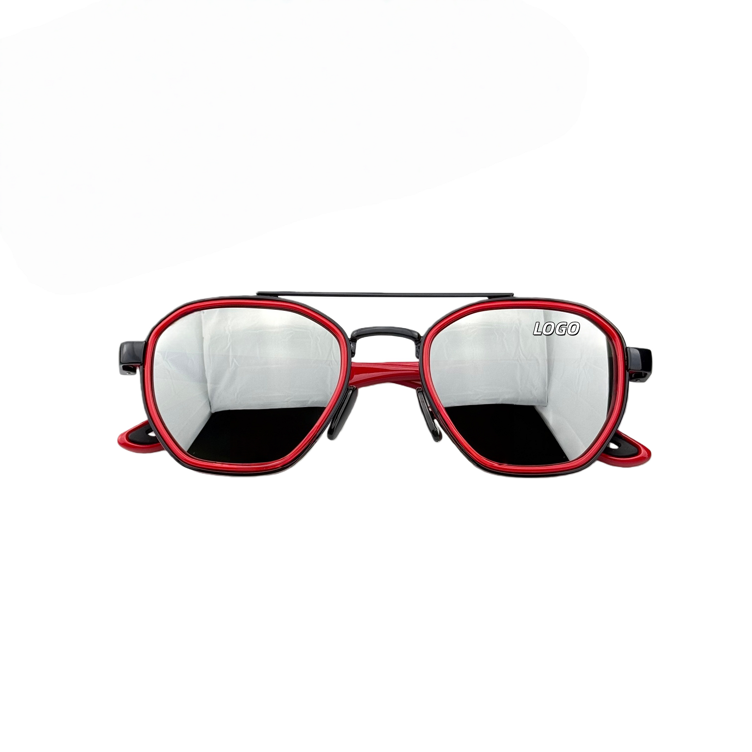 Wholesale Round Women Men Designer Sunglasses Men Luxury Brand High Quality Classic Trendy Shades Metal Glass Lens Sunglasses