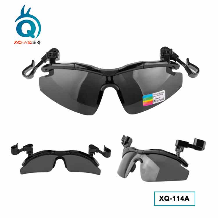Fashion Custom Sports Driving Shades Cycling High Contrast Lens Polarized Fishing Cap Clip on Sunglasses Golf Glasses