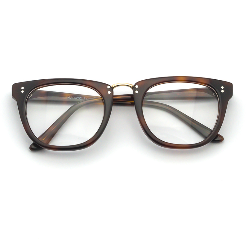 Wholesale Matte Black Acetate Eyewear Frames Full Rim Square Anti Glare Blue Light Blocking Glasses Frames