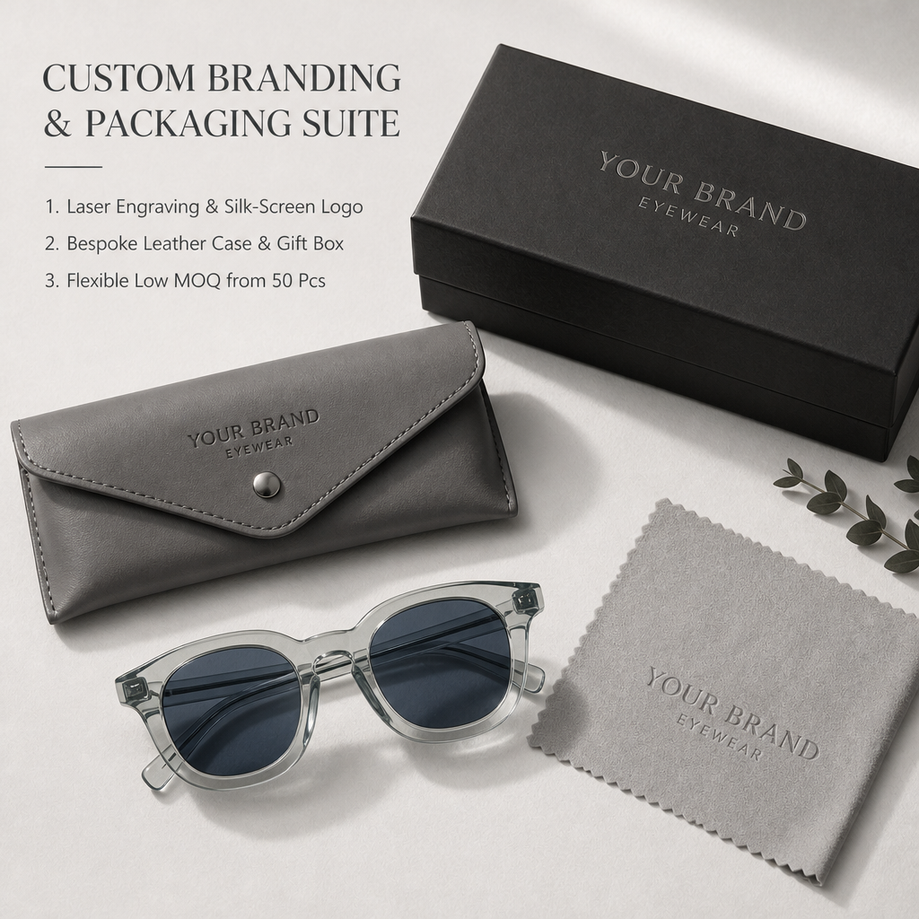 2027 Trend Bold Round Vintage Designer Bevel Cut Acetate Sunglasses Women Men Shades Polarized Sunglasses UV400 Eyewear Gafas