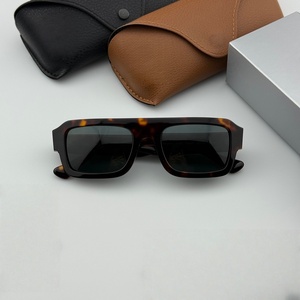 Polarized UV400 Square Thick Acetate Designer Sunglasses G15
