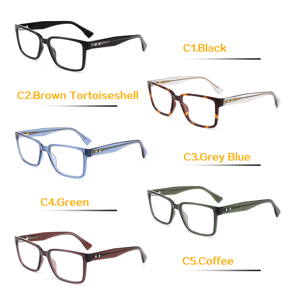 Luxury Design Prescription Optical Glasses High Quality Thin Acetate Blue Light Blocking CE Standard Optical Frame Unisex