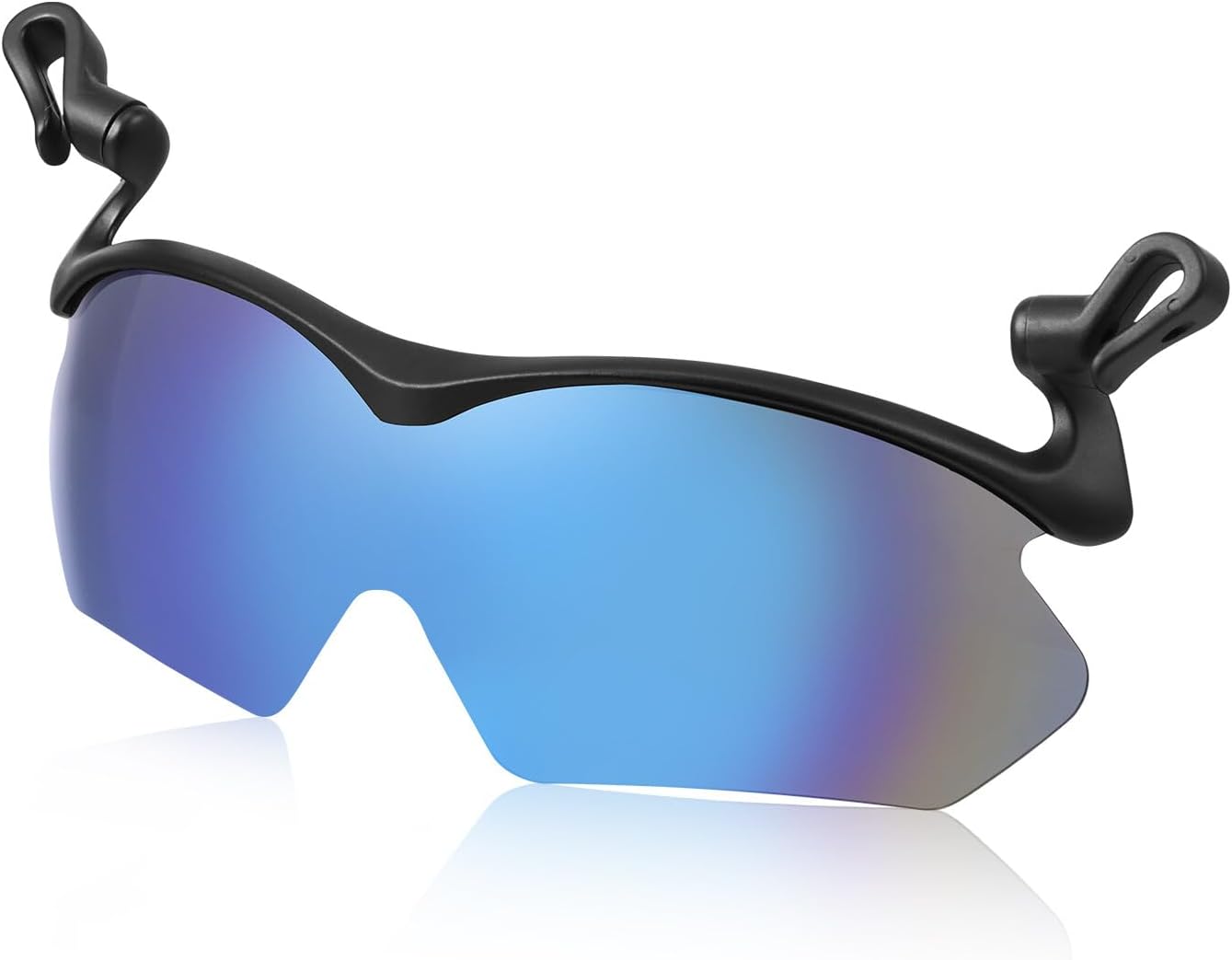Mirror Coating Clip on Hat Cap Polarized Sunglasses for Fishing Traveling Custom LOGO Clip on Sunglasses