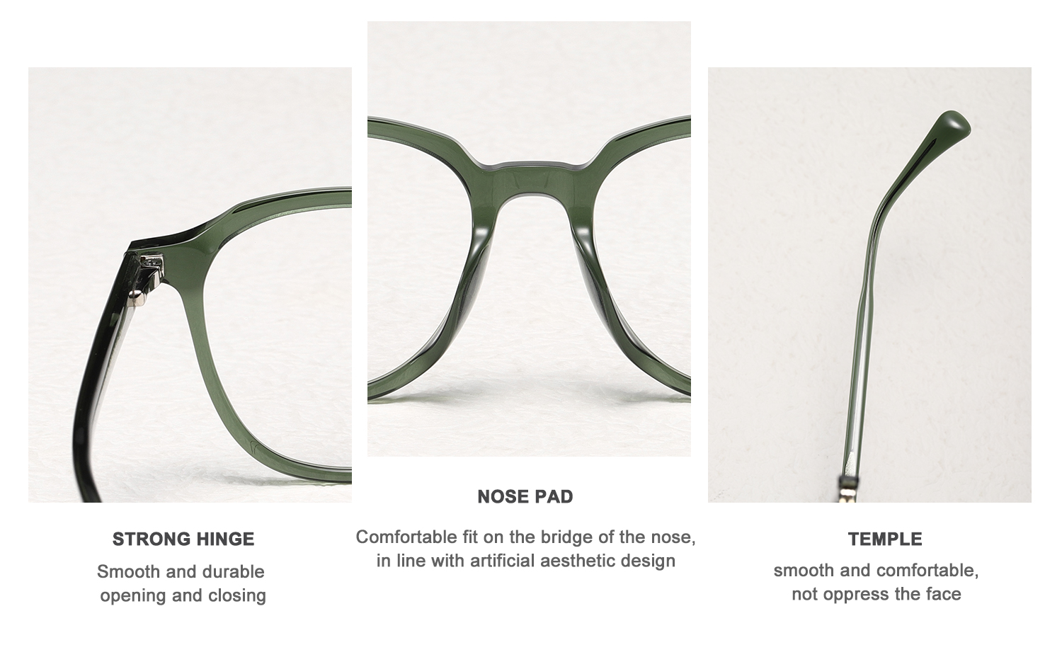 Eyewear product showcase