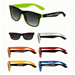 Custom High Quality Retro Black UV Sunglasses Men Women