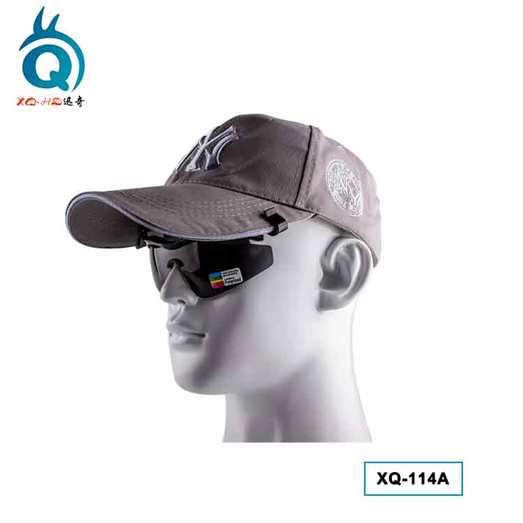 Fashion Custom Sports Driving Shades Cycling High Contrast Lens Polarized Fishing Cap Clip on Sunglasses Golf Glasses