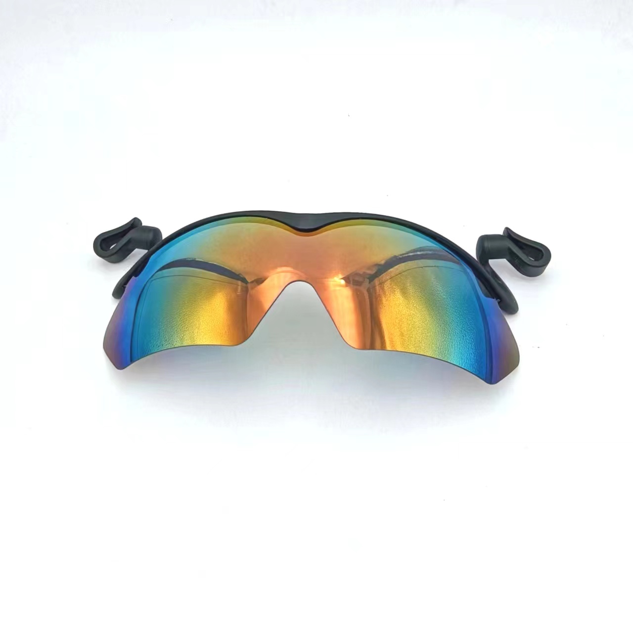 Mirror Coating Clip on Hat Cap Polarized Sunglasses for Fishing Traveling Custom LOGO Clip on Sunglasses