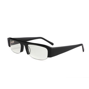 C Wholesale Designer High Quality Matte Black Half Frame Sun Glasses Sunglasses Men Retro Women Acetate Sunglasses
