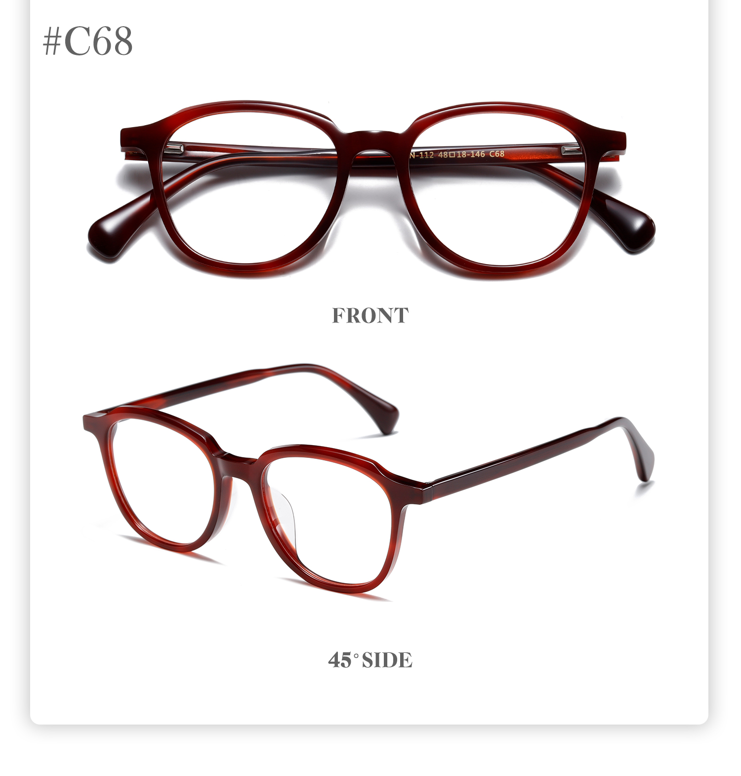 Eyewear product showcase