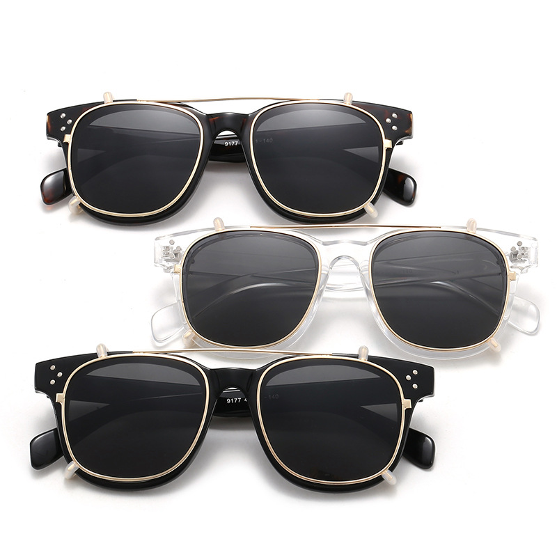 Morglow Trendy Polarized Clip on Lenses Sunglasses Men Shades 2019 Luxury Glasses Sunglasses Womens