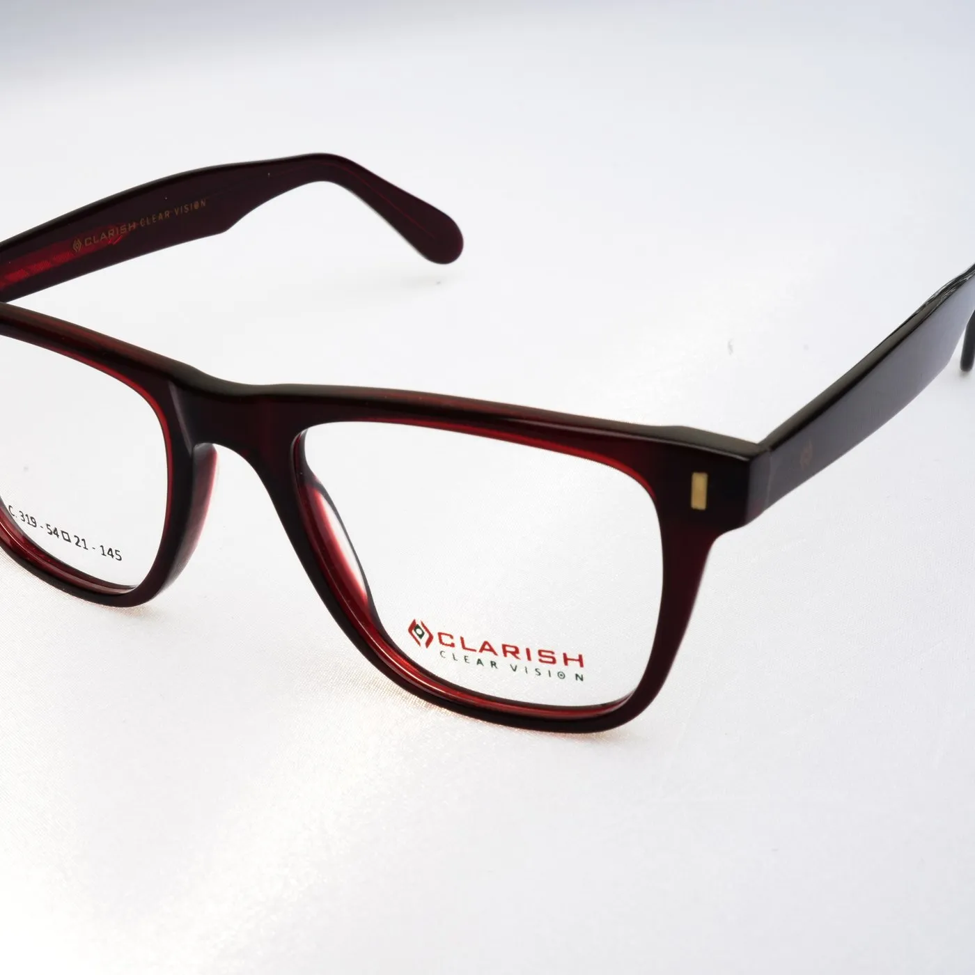 Private label temple markings on cellulose acetate sheet eyewear