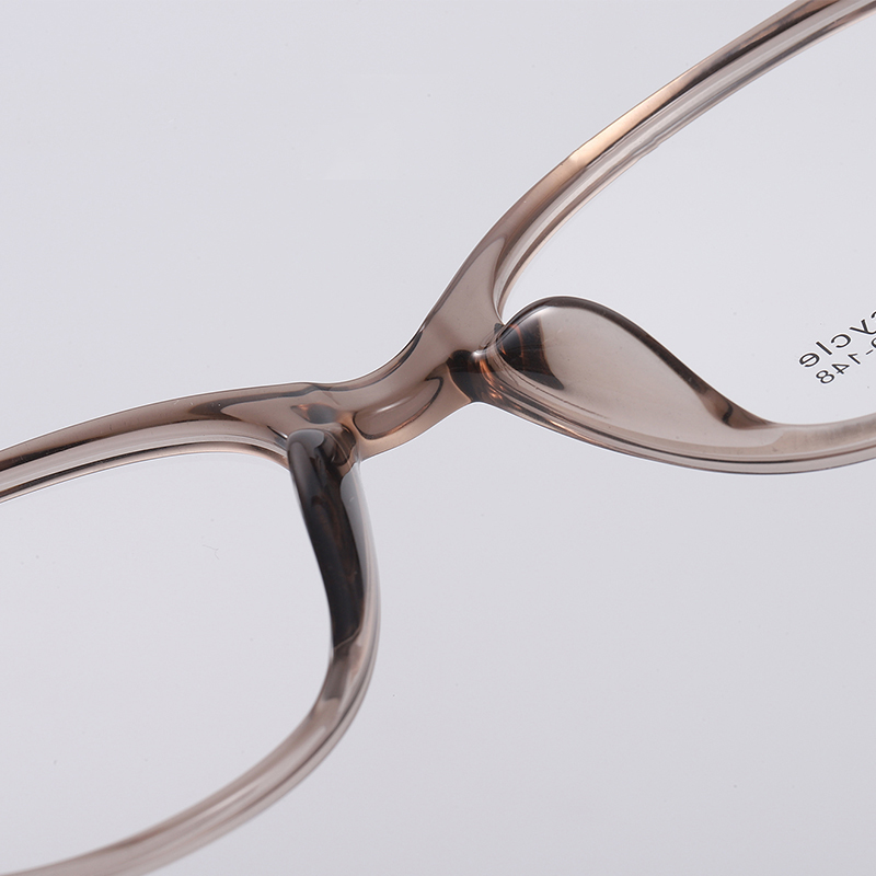 Wholesale High Quality Acetate Eyeglass Frames Adult Unisex Classic White Geometric Pattern Computer/Reading Custom Logo Option