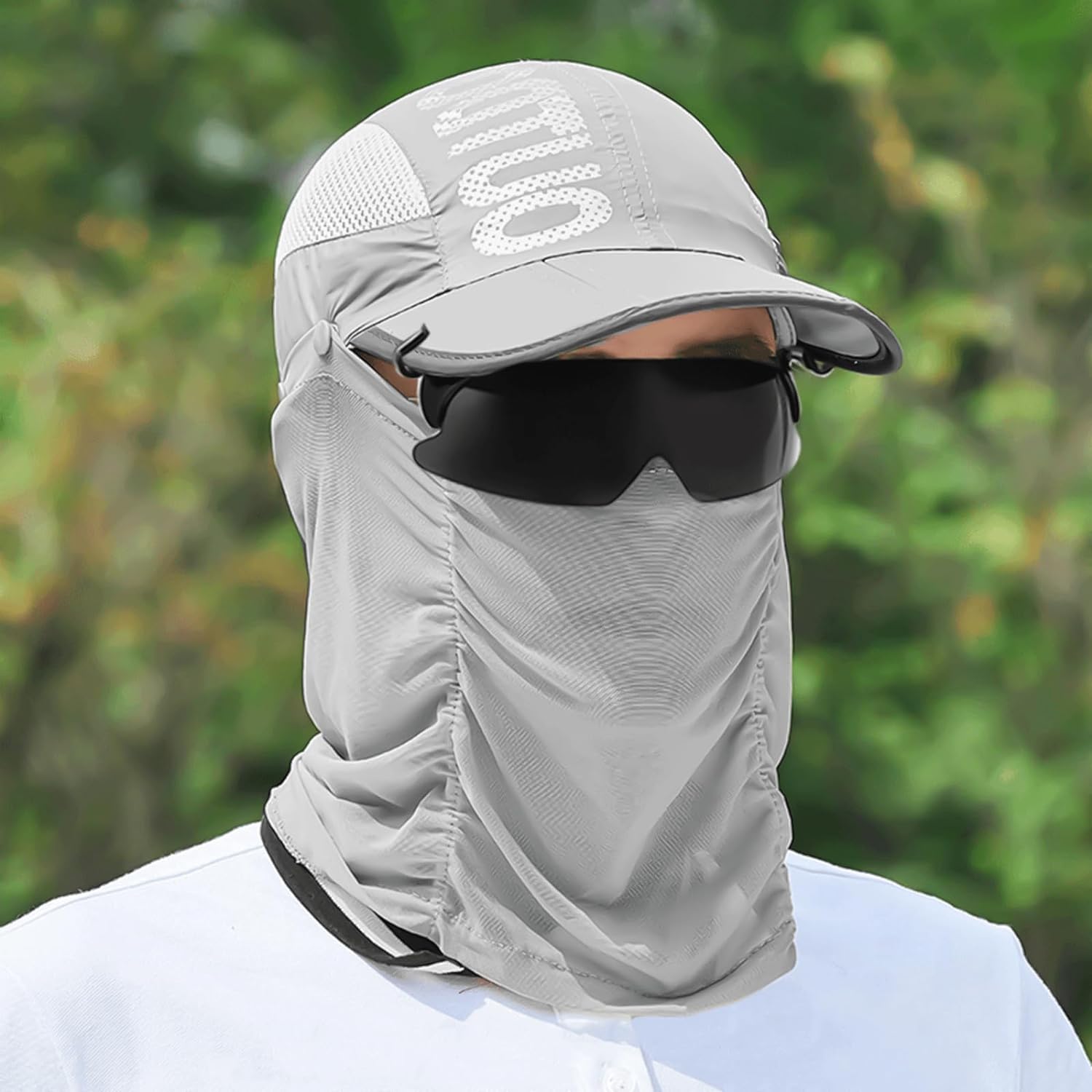 Mirror Coating Clip on Hat Cap Polarized Sunglasses for Fishing Traveling Custom LOGO Clip on Sunglasses