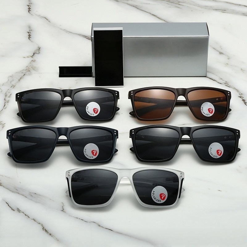 Men Women Outdoor Square UV400 Shades Sun Glasses Gradient G15 Lens High Quality Polarized Thick Acetate Designer Sunglasses