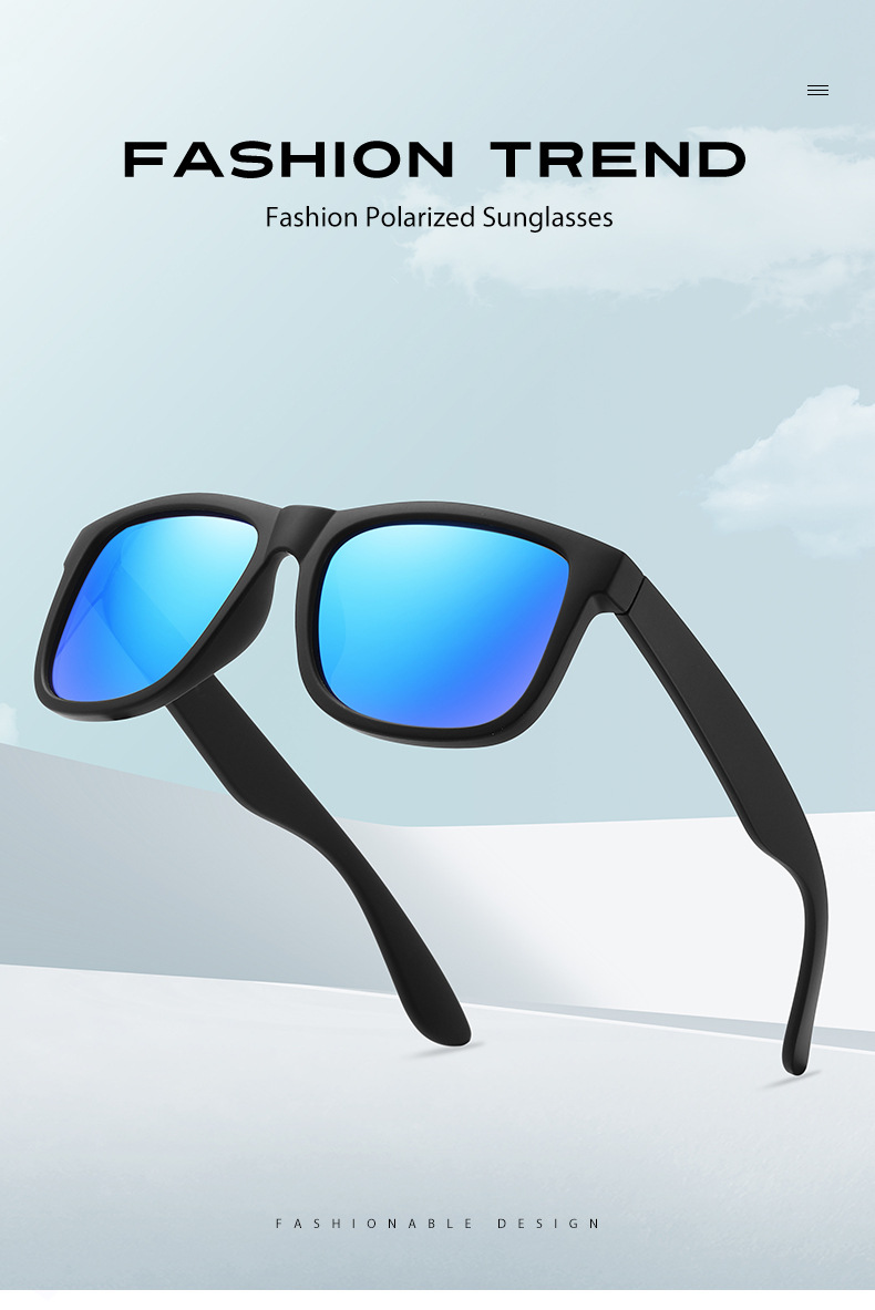 Square Polarized Mens Sunglasses Display