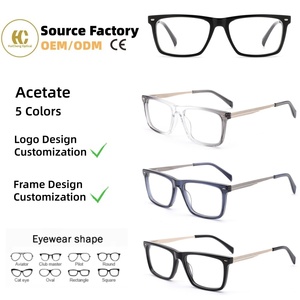 Handcrafted Classic Acetate Rectangle Eyeglasses Frames