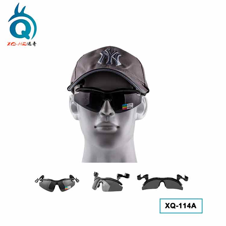 Fashion Custom Sports Driving Shades Cycling High Contrast Lens Polarized Fishing Cap Clip on Sunglasses Golf Glasses