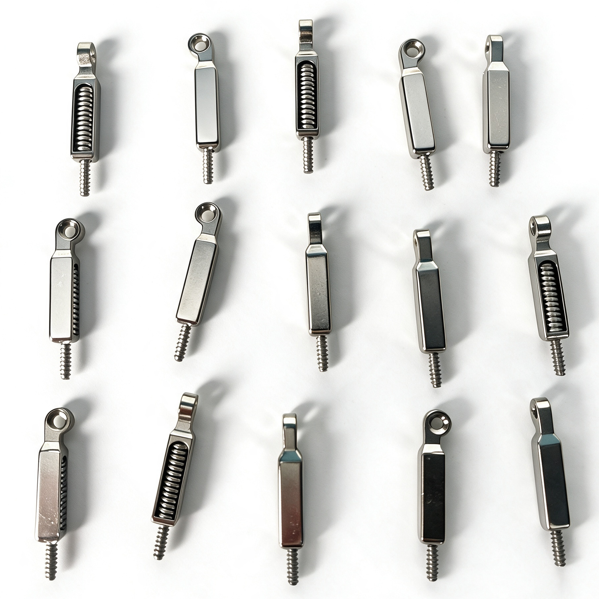 Eyeglass Accessories Spring Hinges, Stainless Steel, 1.4mm &amp; 1.8mm Tooth Thickness, Fit for PC &amp; TR90 Frames