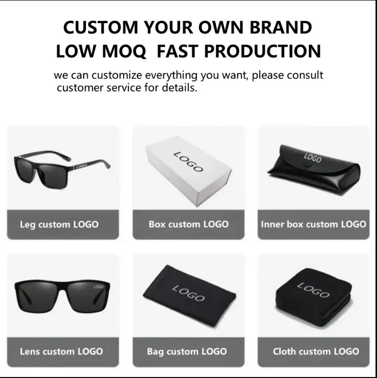 2026 Trendy Temple Oversized Colorful UV400 Polarized Wooden Sunglasses